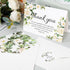 48 Pack AnyDesign Funeral Thank You Cards White Rose Sympathy Thank You Cards with Seal Stickers Envelopes Floral
