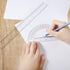Protractor and Ruler Set, 2 Packs, 12 Inch Clear Ruler for School, Angle Finder, Office Supplies