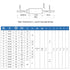 SF70E-73 Degree Metal Thermal Cutoffs, Thermal Fuse 10A 250V for Motor, 10Pcs