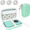Case Compatible with Phomemo D30 D35, NELKO P21, NIIMBOT D110 Label Maker with 3 Roll Label Tape