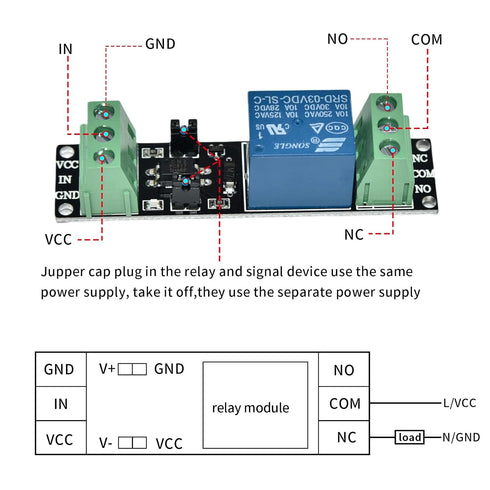 Eagles 5pcs 1 Channel 3V Relay Module with Optocoupler for ESP8266, 3v Logic Level Boards