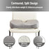 Tailbone Mind Reader Memory Foam Seat Cushion with Air-Cloud Technology, Ergonomic Pressure Relief for Office Chair