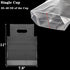 500 Packaging 7.8" 11" 33 OZ DEAYOU PCS Clear Handle Drink Poly Bags, Plastic Drinking Bag for Delivery, L x H Hanging