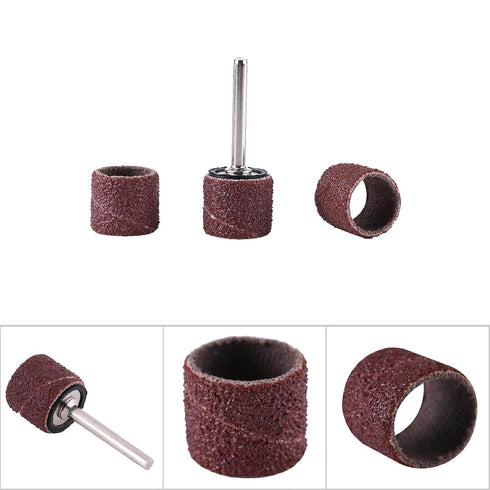 Drum Sanding Bands, Sanding Sleeves Power Sander Parts & Accessories, Polishing Kit for Woodworking (80/320/600 Grit)