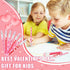 Valentine's Day Pencils, Plastic Party Favors for Kids, Bulk Heart Pencils for Classroom Rewards (48 Pieces)