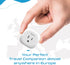 Ceptics European Travel Plug Adapter - 5 Input with 20W PD-QC 3.1A Dual USB-C, USA to Type C Countries, White