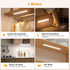 Closet Dimmable Counter (2-Pack) Under Cabinet Lighting, USB Rechargeable Motion Sensor Light Indoor, Battery Operated