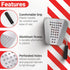 Poppy's Large Aluminum Popcorn Scoop - Kernel Sifting Speed Scoop for Home and Commercial Use