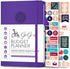 GoGirl Budget Planner - Monthly Financial Organizer, Expense Tracker Notebook Journal to Control Money (Compact, Purple)