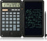 Basic Calculator, 12-Digit Premium Mute Desktop Calculator with 6 inch Writing Tablet, Solar and Battery Dual Power