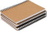Spiral Bound Graph Paper Notebooks, 50 Sheets A5 Journal (5 x 7 In, 4 Pack)