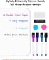 VUSIGN Small Dry Erase White Board, 8.5 x 11 Inches Mini Magnetic Board for Wall, Fridge, Locker, Kids