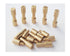NC HAISDA Brass Corby Bolts Rivets, EDC Knives Maker Fasteners Pack of 10, 6mm