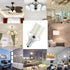 E17 Bulb,15W E17 G14 Bulbs,120 1200lm 5000K Bulbs, Non-Dimmable Bulb, Pack 4 Super Bright LED Intermediate Base LED