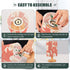 Yuiboo Retro Lily Flower Night Lamp with USB Charging for Bedroom