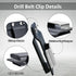 DrillCatcher Drill Holder for Tool Belt, Quick Response Low-Profile Clip for Up to 2" Belt, Compatible with Tools