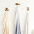 Set 4 Crane Baby Sea Life Wooden Wall Hooks - of Wooden Ocean Nursery Decor Towel Hooks, Brown