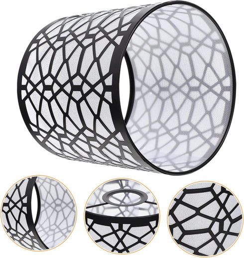 Hollow Pattern Iron Art Lamp Shade Modern Table Light Cover for Bedroom and Office Decorative Floor and Hanging