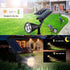 2-in-1 2 2 Pack URPOWER Solar Lights Outdoor, Solar Spot Lights Waterproof with Lighting Modes, Adjustable Solar