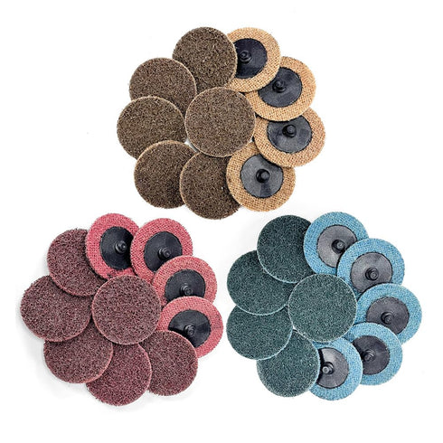 2 Inch Surface Conditioning Quick Change Discs, 30 Pack R-Type Roloc Compatible