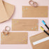 Juvale 100-Pack #10 Brown Kraft Paper Business Envelopes for Checks, Invoices, Gift Certificates, Mailing Letters