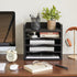 YMYNY Desktop File Organizer with Handle, Document Letter Mail Tray Sorter, 5 Tiers Paper Holder for School Home