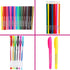 GirlZone Jumbo Rainbow Pencil Case for Girls, 43 Pieces, Arts & Crafts Filled Stationery