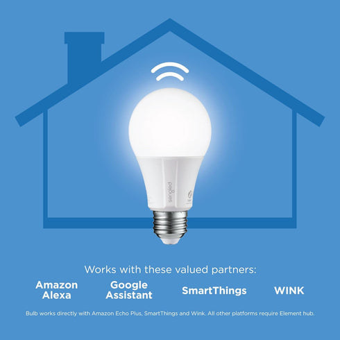 Sengled Bulb, 60W A19 Bulb, 1 Pack Zigbee Smart Smart Hub Required, Works with SmartThings and Echo with built-in Hub