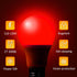 Red Light Bulb and Green Light Bulbs, 9W (6W Equivalent), E26 Base for Halloween Christmas Party Decor
