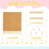 Trycooling Mini Hanging Cork Board, Small Desktop Bulletin Board for Home Office School, Tack Message Memo Picture Board