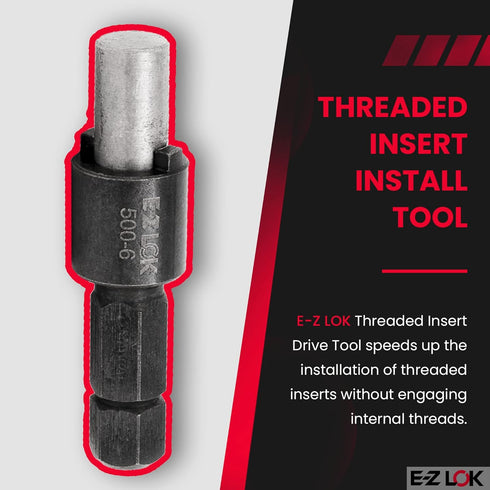 500-6 Drive Tool - Optional, Use with 329-7, 329-720, 303-7, 303-720 by E-Z LOK