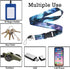 DMLSKY Blue Lanyard ID Badge Holder with Safe Release Buckle & Metal Clip for Adult Teen