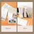 kobeIeen 4.33x4.21x3.74 inches 110x107x95mm Bookends Support Desk Organizer Book Stopper Non-Skid for Book Shelves