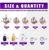 Swpeet 60PCS Knurled Shaft Linear Rotary Taper Potentiometer B5K 10K 20K 50K 100K with 20Pcs Knob Kit