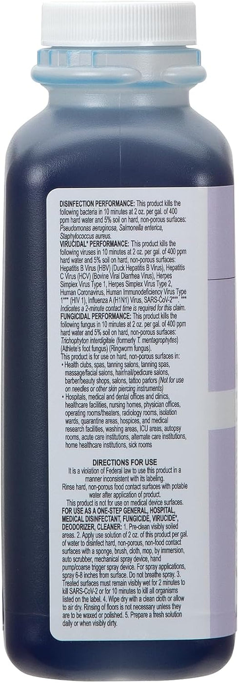 2X 16 Oz ForPro Total-Cide Disinfectant Solution, Concentrated Formula, Hospital Grade Sanitizer & All Purpose Cleaner