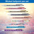 HOTBEST 9 Pcs Funny Seven Days of The Week Pen Describing Mentality, Fun Ballpoint Pens Daily Pen Set, Weekday Vibes Glitter Pen Set (9pcs) by HOTBEST