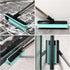 RarefRoom Grout Cleaner Brush with Long Handle, V-Shaped Floor Scrub Brush Swivel Grout Brush Stiff Bristle Floor Grout