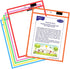 Ufmarine Job Ticket Holders, 6 Pcs Dry Erase Pockets Colorful (10" *