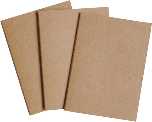Wanderings Passport Size Travelers Notebook Inserts | 3.5" x 5" | 80gsm Paper | 3 Hand-Stitched Booklets