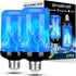 Y-STOP 4 Pack LED Flame Light Bulb, E26 Base Flickering Light Bulbs with 4 Modes for Halloween, Christmas, Home Decor
