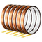 FEPITO 6 Rolls Heat Tape for Heat Press, Polyimide Tape for Sublimation, 3D Printing, Soldering, and More