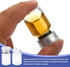 PATIKIL 5ml Sample Vials, 8 Pack Lab Empty Vials with Butyl Rubber Stopper, Borosilicate Glass
