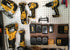 Battery Rack Compatible with DeWalt 20V Battery Holder, Mount 4 Slot Bulk Battery Garage Tool