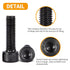 720Pcs M3 M4 M5 M6 12.9 Grade Alloy Steel Hex Socket Head Cap Screws Bolts, Black Oxide Finish Assortment Kit