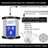 1/16 50M/165FT (50M, 165FT, 80) Wire Rope Kit,String Light Hanging Kit , Outdoor Light Guide Wire, Vinyl Coated