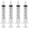 Frienda Large Plastic Syringe 4 Pack, Measuring Syringe Tools for Dispensing Multiple Uses (10 ml)