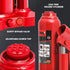 DNA MOTORING 2 Tons Lifting Automotive Welded Hydraulic Bottle Jack for Vehicle Repair, Red