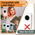 Label Maker Tape - D30 Transparent Clear Label, Waterproof Thermal Printer Tape, 3 Rolls