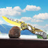 Pocket Knife for Men, Cool Folding Knife with 3D Embossed Bald Eagle, Great EDC Gift for Outdoor Survival
