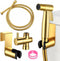 SHENLIU Gold Handheld Toilet Bidet Sprayer for Toilet, Adjustable Water Pressure Control with